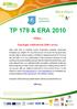 TP 179 & ERA 2010 TÉMA: Typologie cyklostezek (ERA 2010)