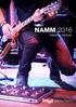 NAMM 2016. Katalog novinek