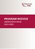 PROGRAM ROZVOJE LIBERECKÉHO KRAJE 2014-2020