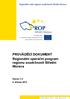 PROVÁDĚCÍ DOKUMENT Regionální operační program regionu soudrţnosti Střední Morava