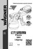 Překlad původního návodu k obsluze. 2 roky záruka. Flexio 585 I-Spray