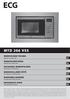 MTD 206 VSS MIKROVLNNÁ TROUBA MIKROVLNNÁ RÚRA KUCHENKA MIKROFALOWA MIKROHULLÁMÚ SÜTŐ MIKROWELLENHERD MICROWAVE OVEN NÁVOD K OBSLUZE NÁVOD NA OBSLUHU