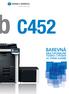 C452. barevná. multifunkční. 45 stran a4/min. tiskárna s výkonem