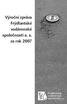 Výroční zpráva Frýdlantské vodárenské společnosti a. s. za rok 2007