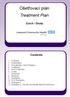 Ošetřovací plán Treatment Plan