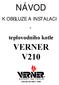 teplovodního kotle VERNER V210 ČSN EN ISO 9001: 2009