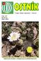 Časopis Klubu kaktusářů v Ostravě. Číslo 387. Ročník 39. Únor 2010. Tephrocactus articulatus a Echinopsis aurea na lokalitě Hualco (KL)