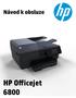 HP Officejet 6800. Návod k obsluze