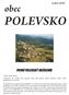 PRVNÍ POLEVSKÝ OBÈASNÍK. vstupujeme do nového roku, pøejeme Vám ještì jednou mnoho úspìchu, zdraví, štìstí, spokojenosti v roce 2010.