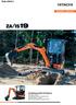 ZAXIS-5 HYDRAULICKÉ RYPADLO : ZX19-5A