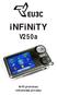 infinity V250a MP3 přehrávač Uživatelská příručka