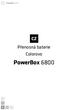 PowerBox 6800. Přenosná baterie Colorovo