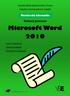 Microsoft Word Textový procesor. Manažerská informatika. Vysoká škola ekonomická v Praze Fakulta mezinárodních vztahů