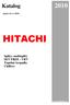 Katalog platný od HITACHI. Splity, multisplity SET FREE - VRV Tepelná čerpadla Chillery.