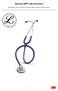 Stetoskop 3M Littmann Select. Gratulujeme vám k zakoupení vašeho nového stetoskopu Littmann Select.