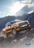 FORD RANGER I CENÍK XLT. Wildtrak. Limited. Nejbezpečnější vůz své třídy podle Euro NCAP již Kč bez DPH / Kč s DPH