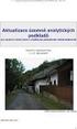 HORNINOVÉ PROSTŘEDÍ A GEOLOGIE ÚZEMNĚ ANALYTICKÉ PODKLADY ROZBOR UDRŽITELNÉHO ROZVOJE ÚZEMÍ OBEC S ROZŠÍŘENOU PŮSOBNOSTÍ STOD