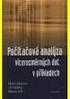 Počítačová analýza vícerozměrných dat v oborech přírodních, technických a společenských věd