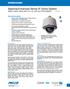 Spectra Enhanced Series IP Dome System MODELY S6220 a S6230, WDR, FULL HD, LOW-LIGHT PERFORMANCE