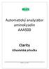 Automatický analyzátor aminokyselin AAA500