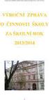 Obsah. Výroční zpráva o činnosti školy Základní škola, Liberec Vratislavice nad Nisou, příspěvková organizace 2007/2008