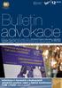Bulletin advokacie. Informace o inovacích a budoucnosti advokátní profese nejen z říjnové konference CCBE v Paříži čtěte na str