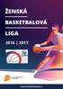 ŽENSKÁ LIGA BASKETBALOVÁ.