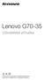 Lenovo G Uživatelská příručka. Před používáním počítače si přečtěte bezpečnostní upozornění a důležité rady v dodaných příručkách.