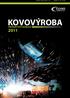 KOVOVÝROBA PRODUKTOVÝ KATALOG 2011