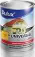 DULUX UNIVERSAL lesk