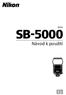 SB-5000Blesk. Návod k použití