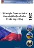 Strategie financování a řízení státního dluhu České republiky