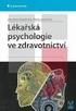 Lékařská psychologie ve zdravotnictví