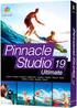 Funkce. Porovnání verzí Pinnacle Studio 20. Pinnacle Standard Pinnacle Plus Pinnacle Ultimate. NewBlue efekty (900+ předvoleb a 75+ pluginů)