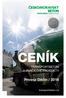 CENÍK. Provoz Děčín / 2016 TRANSPORTBETON A ZNAČKOVÉ PRODUKTY. transportbeton.cz