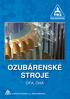 OZUBÁRENSKÉ STROJE OFA, OHA. SLOVÁCKÉ STROJÍRNY, a.s., ČESKÁ REPUBLIKA