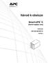 Návod k obsluze. Smart-UPS C. Záložní napájecí zdroj. Věžový typ 1000/1500/2000/3000 VA 120/230 V. su0813a