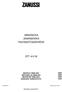 MRAZNIČKA ZAMRAŻARKA FAGYASZTÓSZEKRÉNY ZFT 410 W NÁVOD K OBSLUZE INSTRUKCJA OBSŁUGI NÁVOD NA OBSLUHU KEZELÉSI TÁJÉKOZTATÓ SKE/Za/103. (08.