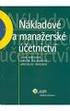 MANAŽERSKÉ ÚČETNICTVÍ NÁSTROJE A METODY. Ukázka knihy z internetového knihkupectví