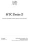 HTC Desire Z. Testování uživatelského rozhraní telefonu (test bez uživatele) Jan Kolařík