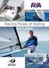 EQUIPMENT RULES OF SAILING