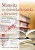 Prijímacie skúšky zo slovenského jazyka a literatúry do 4-ročnej formy štúdia na rok 2012 / Variant B