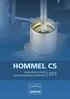 HOMMEL CS. Katalog měřicích přístrojů JENOPTIK INDUSTRIAL METROLOGY