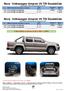 Nový Volkswagen Amarok V6 TDI DoubleCab Cenník vozidel v EUR s DPH pre modelový rok 2017