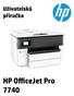 HP OfficeJet Pro 7740 Wide Format All-in- One series. Uživatelská příručka