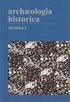 archæologia historica 39/2014/1