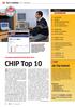 CHIP Top 10. Aktuální testy notebooků a Blu-ray přehrávačů