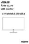 Řada VZ279 LCD monitor. Uživatelská příručka