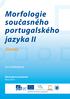 Morfologie současného portugalského jazyka II