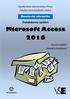 Databázový systém Microsoft Access 2016 databázový systém